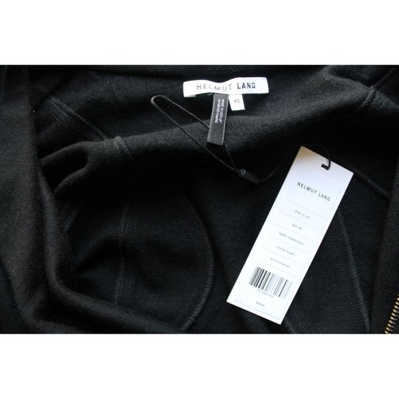 Helmut Lang Sonar Wool Shawl Collar Jacket Black Size XS - Picture 6 of 6